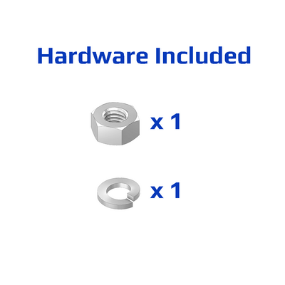 31-SM10D5-7 MODULAR SOLUTIONS ALUMINUM CASTER<br>5" SWIVEL, M10 STEM W/LOCK